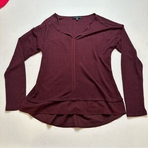 Sanctuary Women's Burgundy Top - Medium